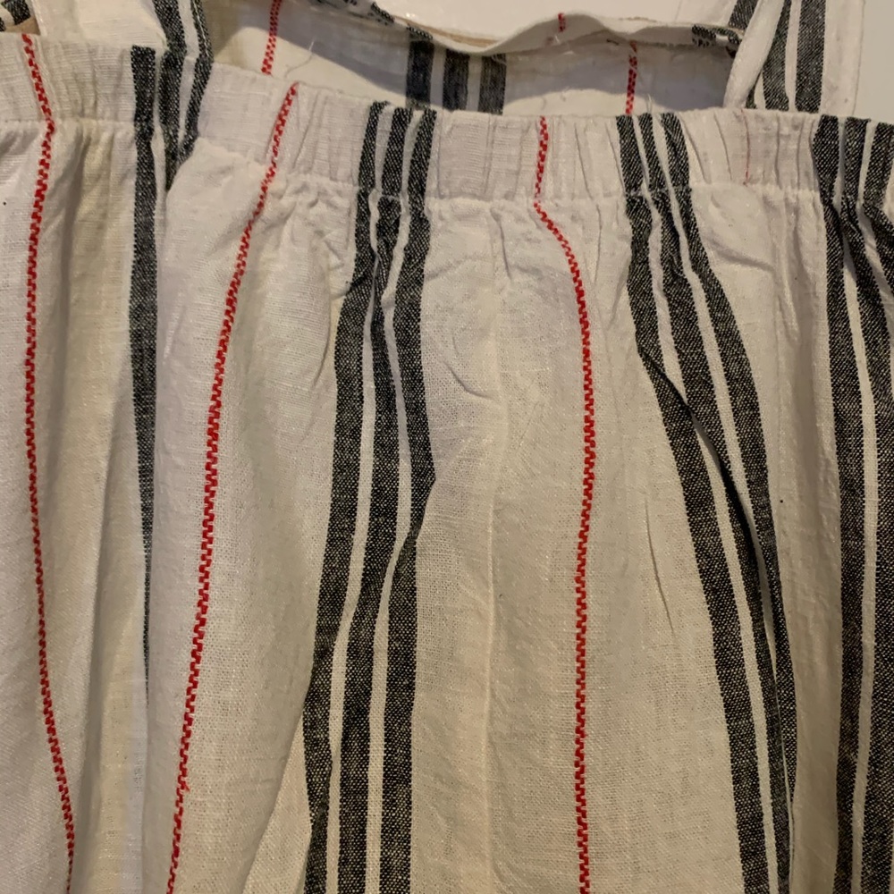 Bcbgeneration Linen Striped Top - Picture 5 of 5